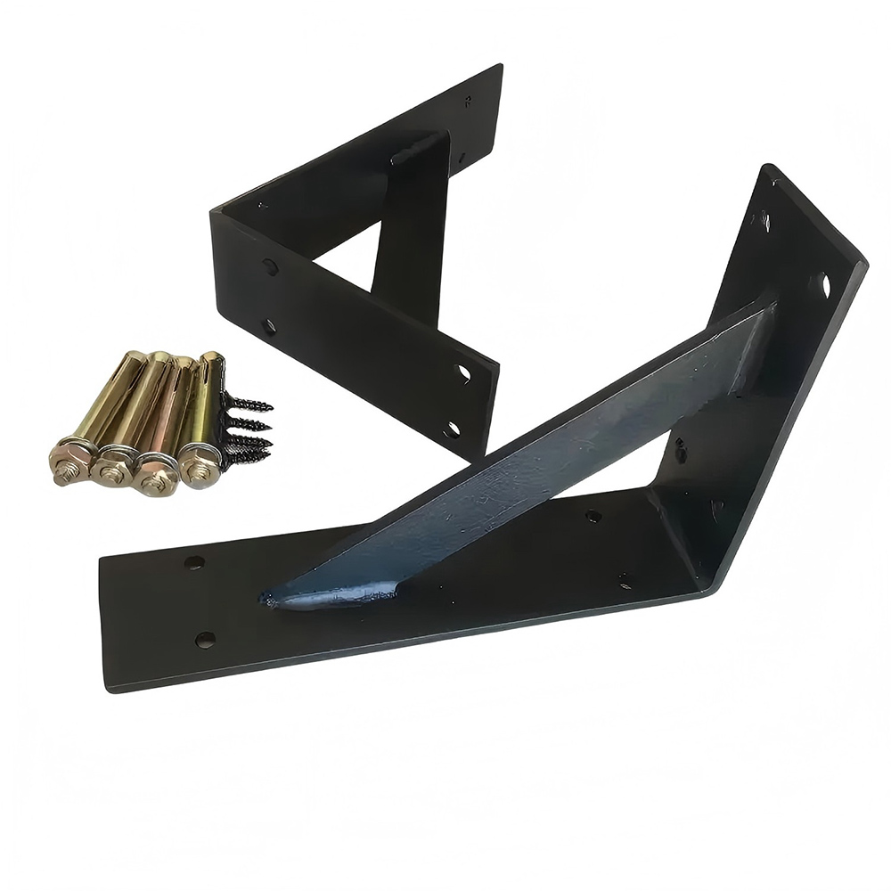 Qual é o processo para carimbar a chapa metal para os suportes de montagem na parede?